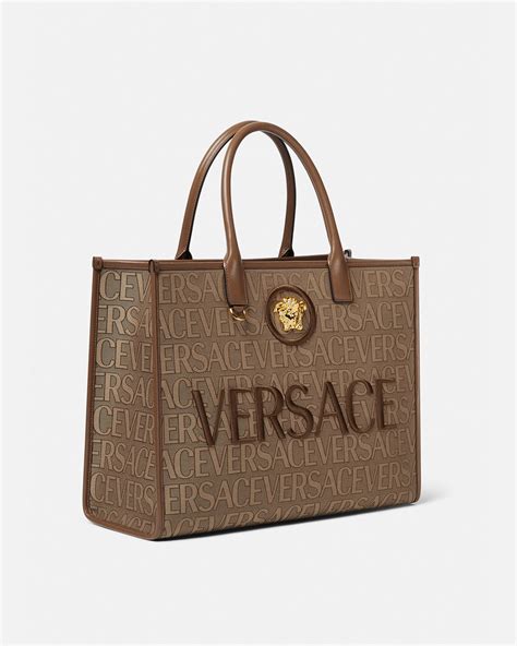 versace babouche|versace large canvas bag.